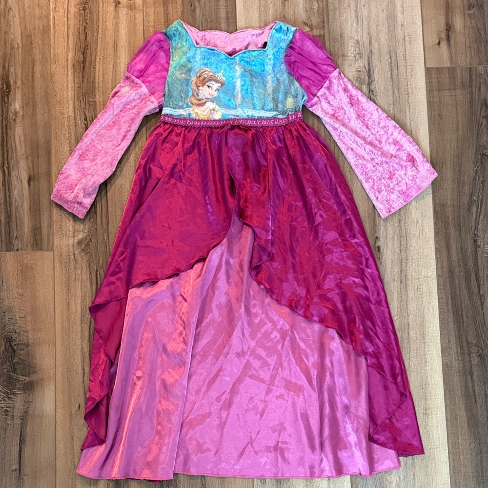 Disney store exclusive 5 6 girls winter beauty beast Belle princess nightgown